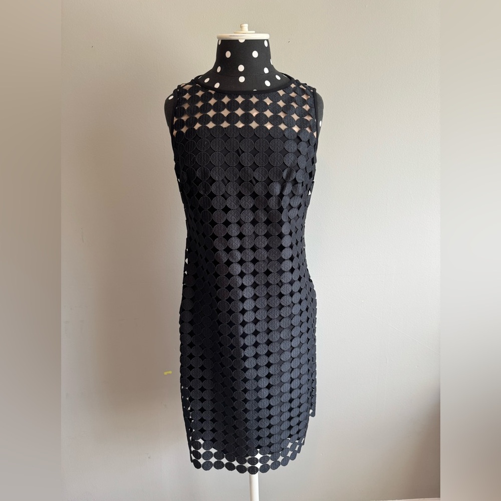 Lauren Ralph Lauren Black Sheath Cocktail Dress - size 6
